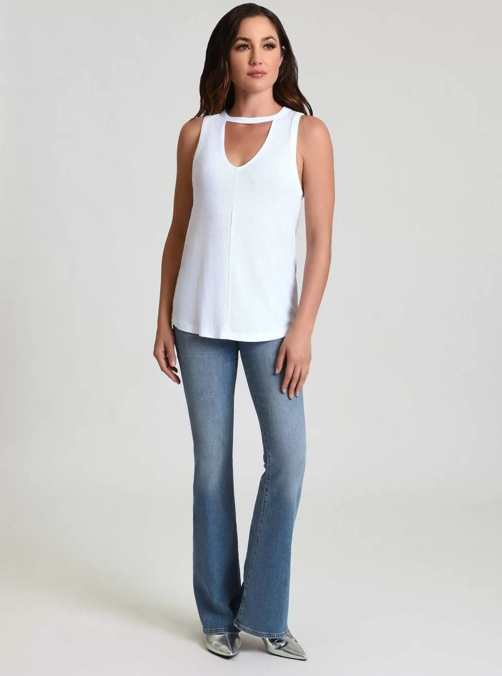 Outlet Blanc Noir Amara V Neck Top