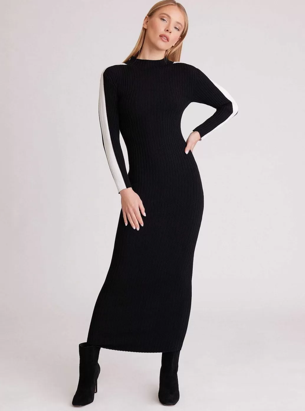 Discount Blanc Noir Blair Mock Neck Dress