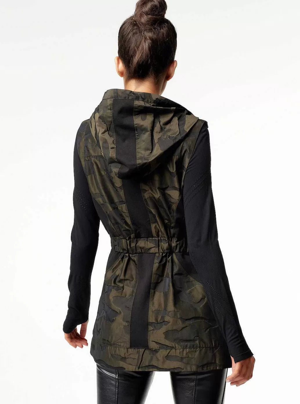 New Blanc Noir Camo Elongated Vest Olive Camo