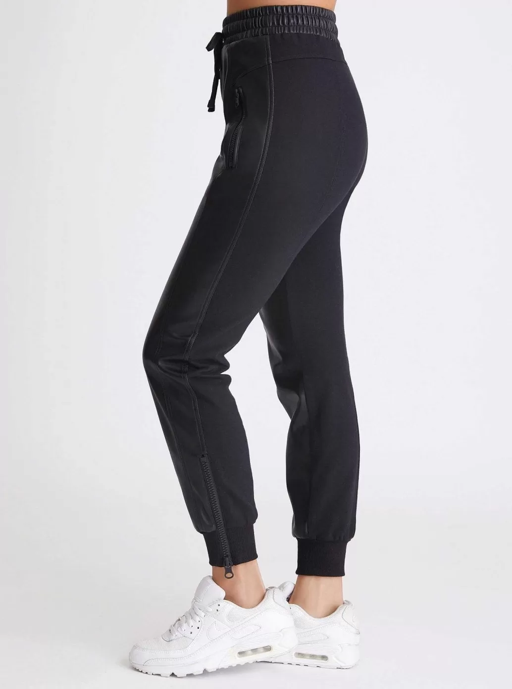 New Blanc Noir Cardiff Seamed Pant Black