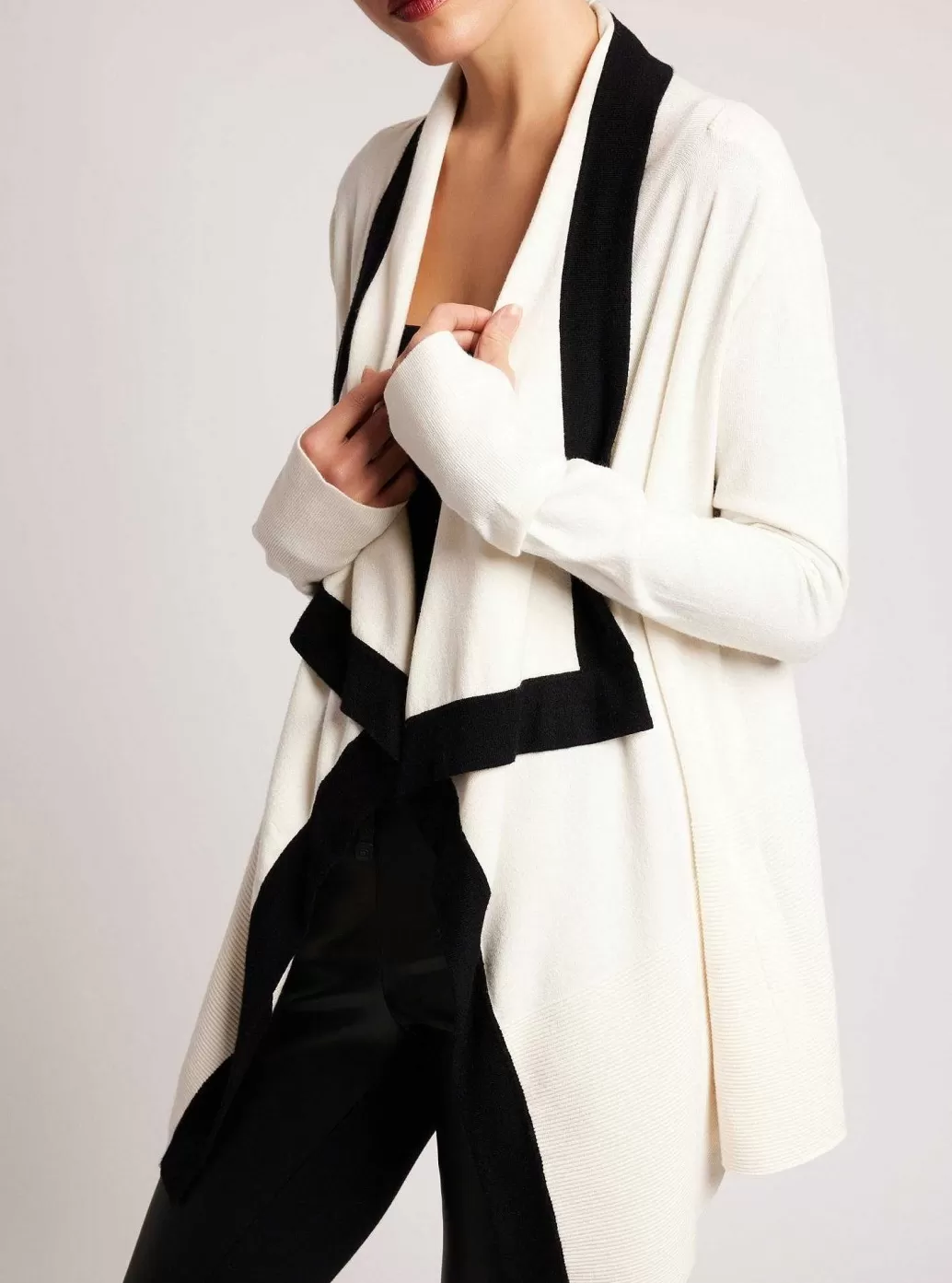 Cheap Blanc Noir Color Blocked Portola Cardigan