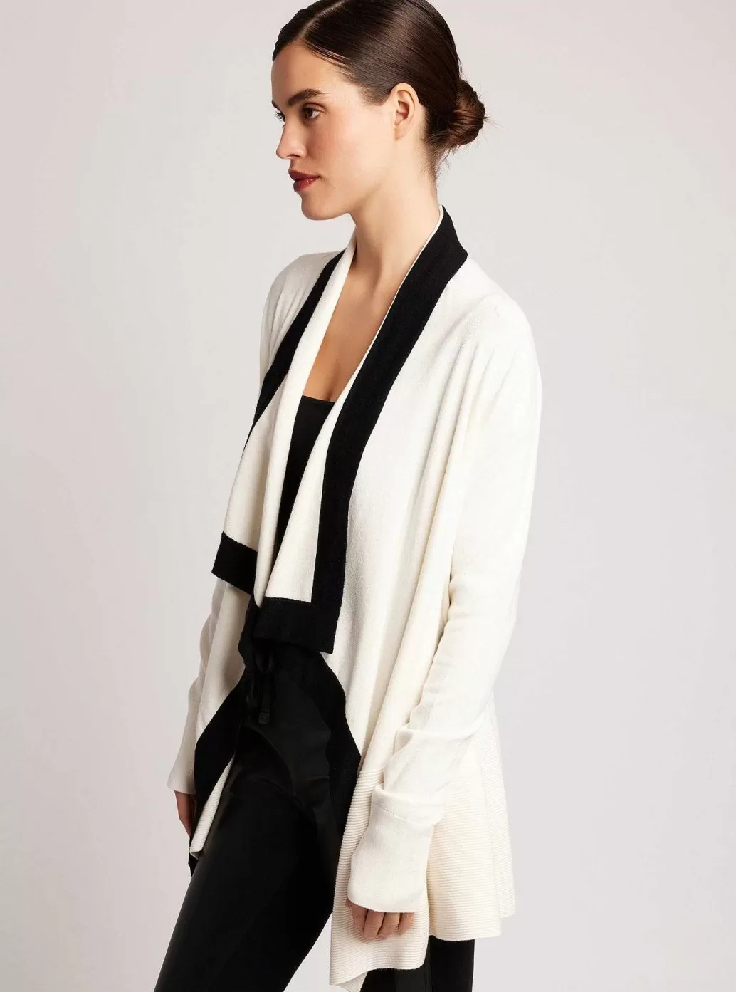 Cheap Blanc Noir Color Blocked Portola Cardigan