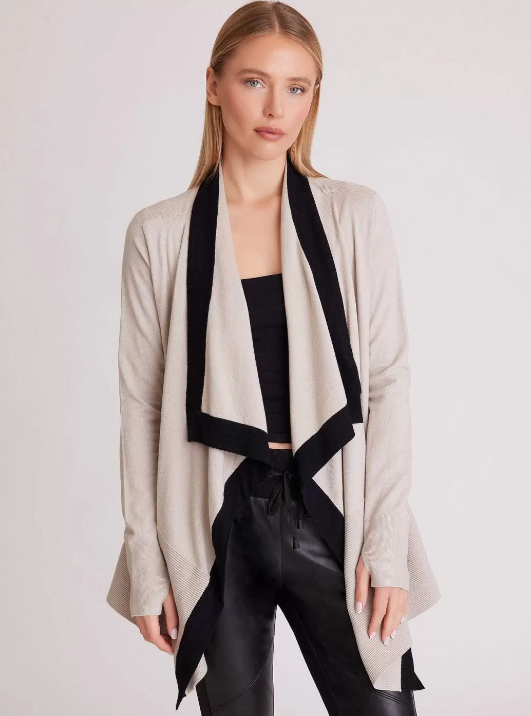 Cheap Blanc Noir Color Blocked Portola Cardigan