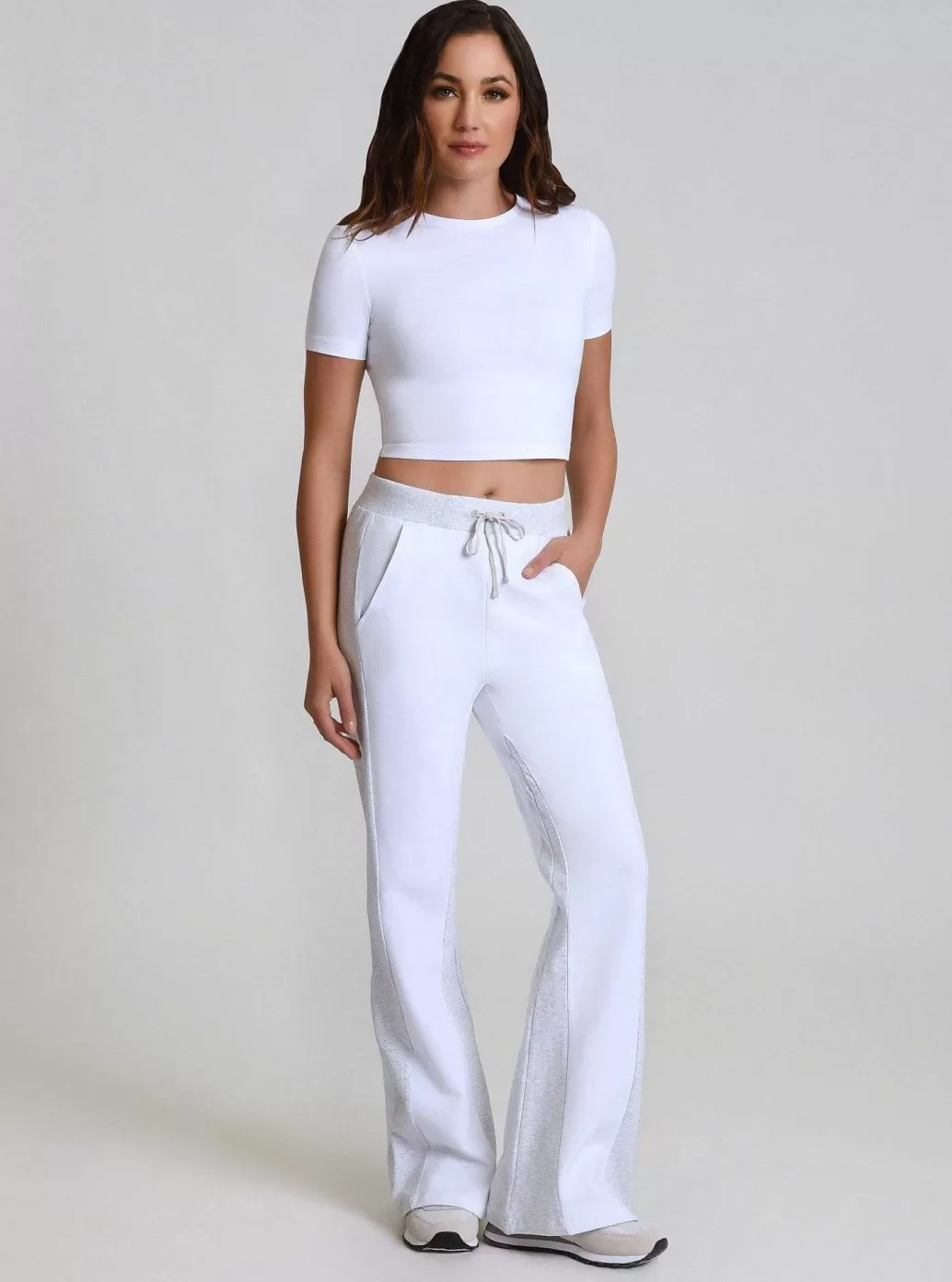 Cheap Blanc Noir Color Blocked Wide Leg Pant