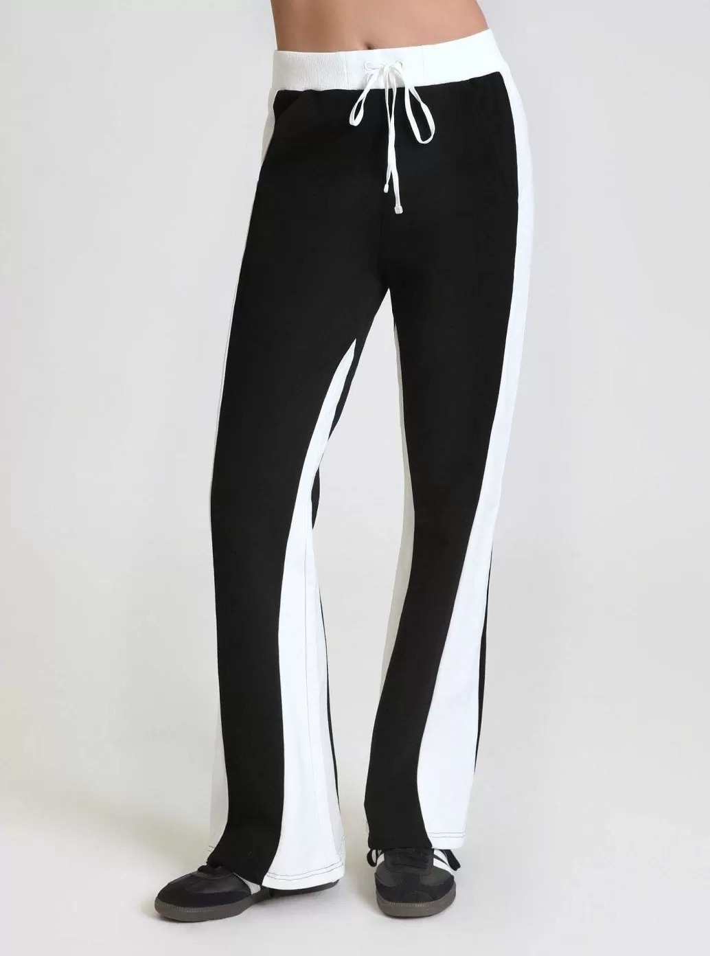 Cheap Blanc Noir Color Blocked Wide Leg Pant
