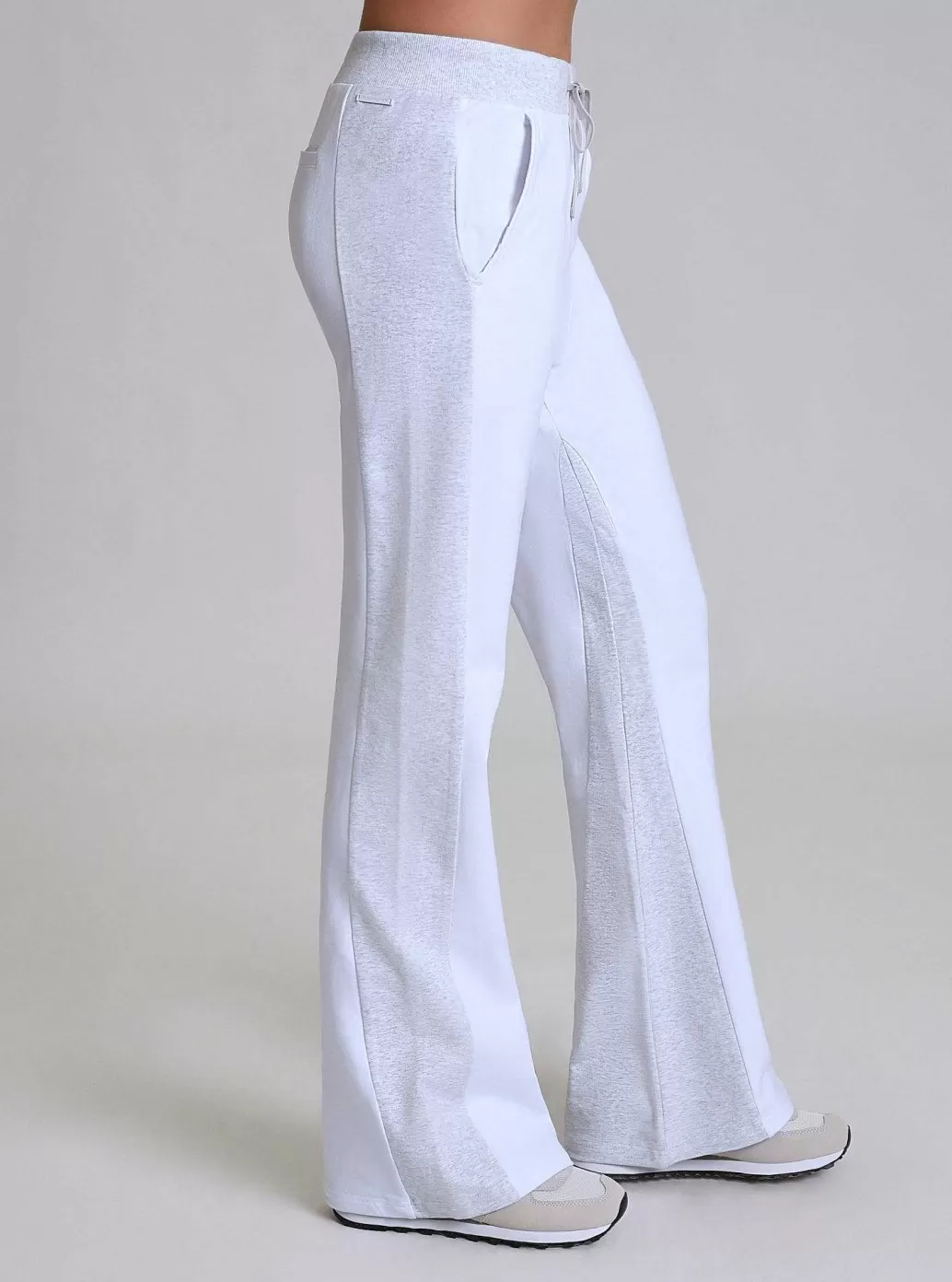 Cheap Blanc Noir Color Blocked Wide Leg Pant