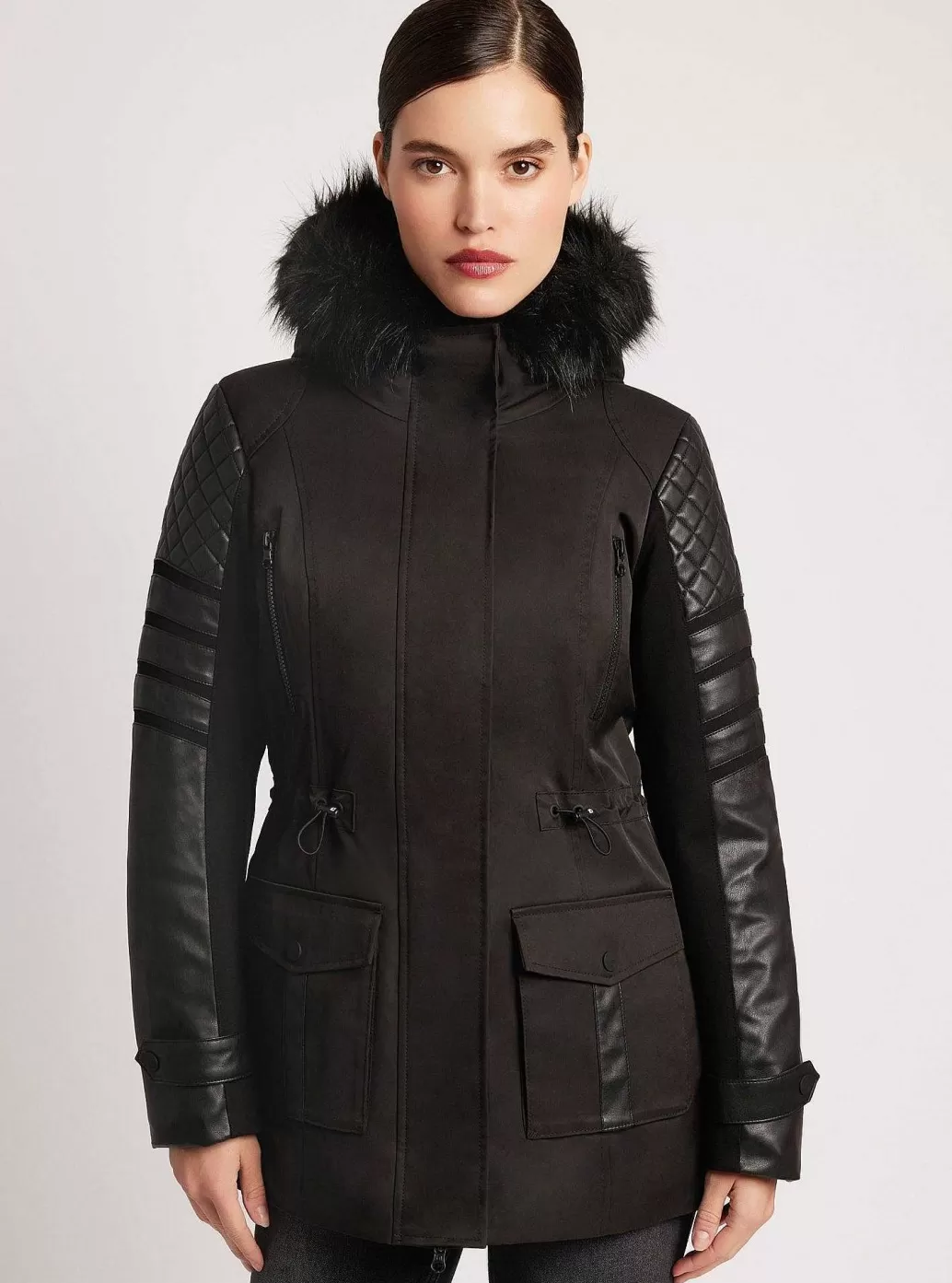 Discount Blanc Noir Enfield Hybrid Solid Jacket