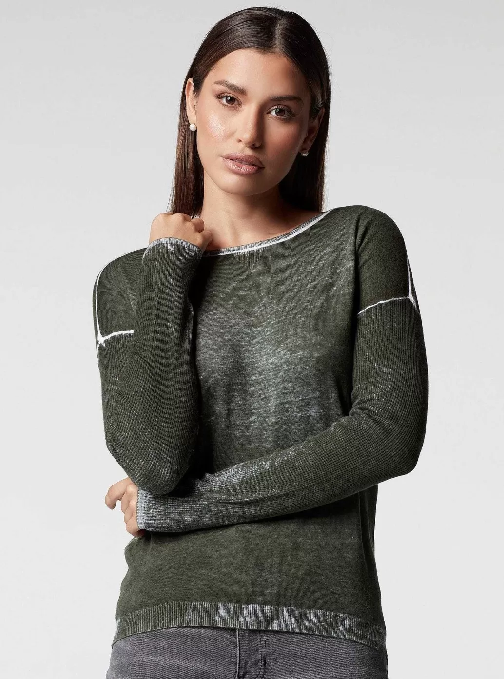 Flash Sale Blanc Noir Huntress Boyfriend Sweater Rifle Green