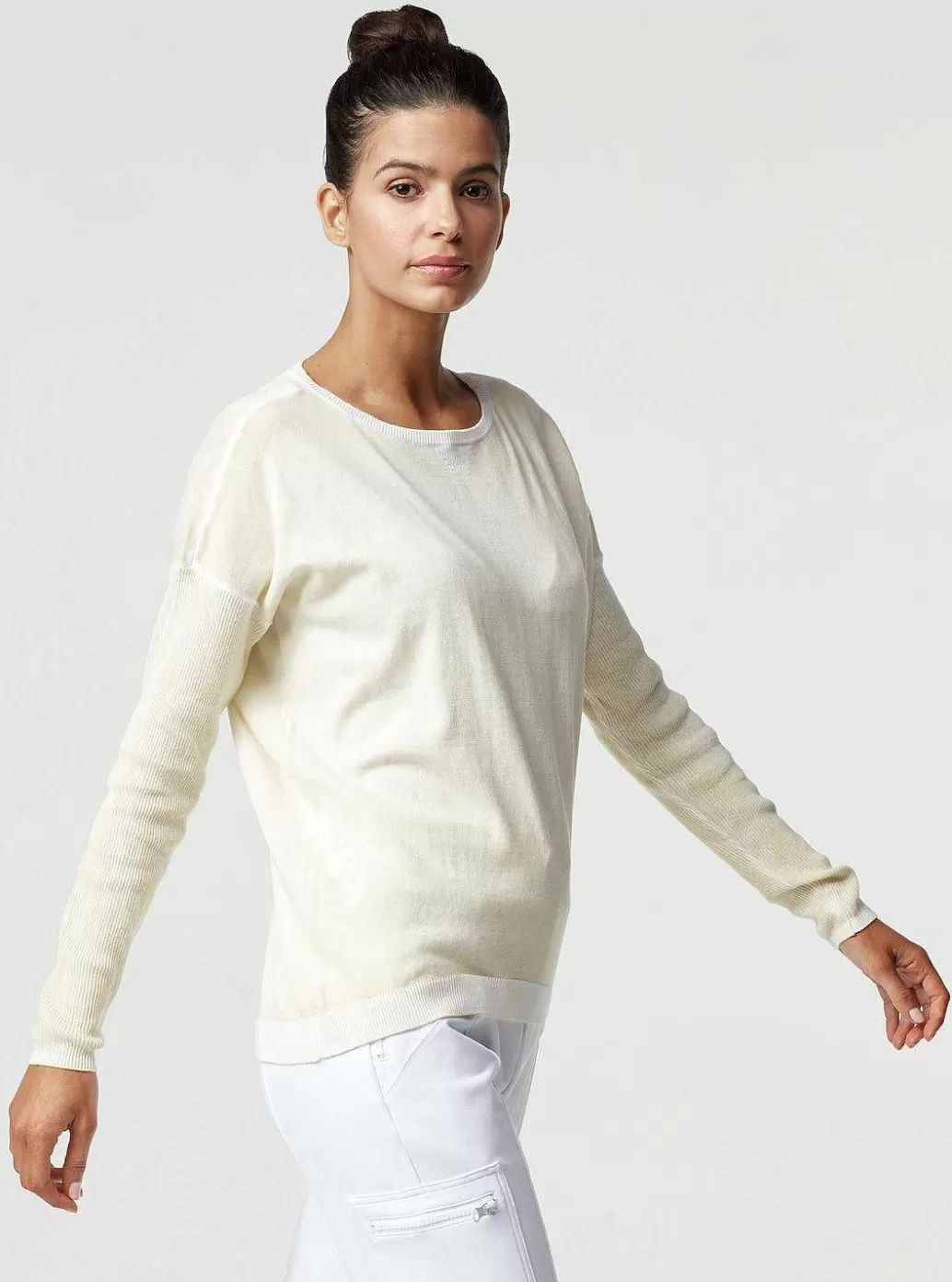 Sale Blanc Noir Huntress Boyfriend Sweater Mellow Yellow