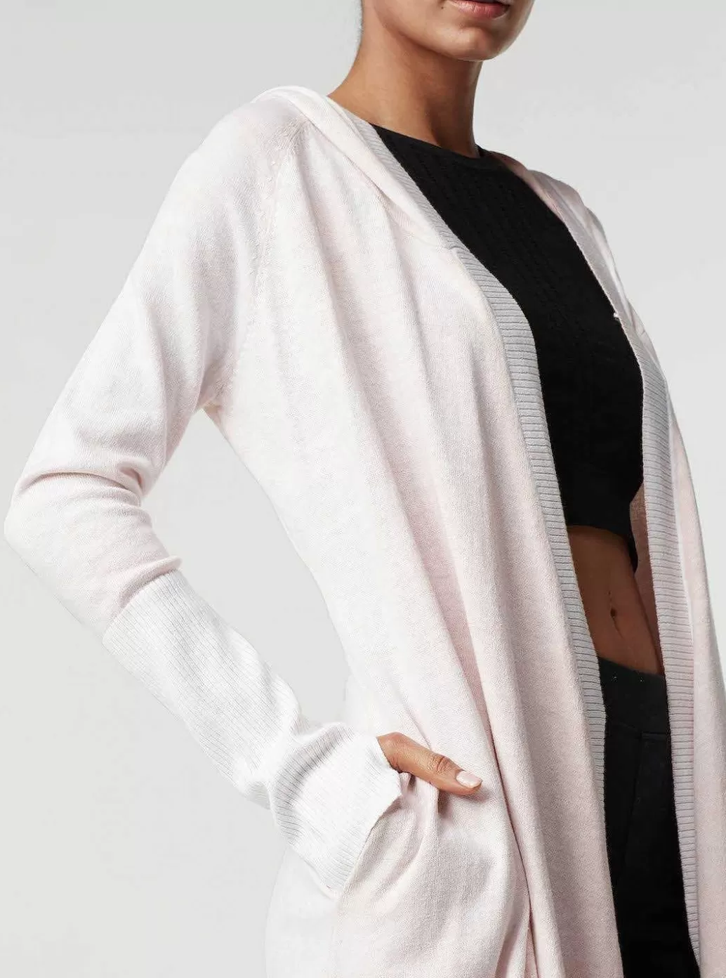 Shop Blanc Noir Huntress Cardigan Peach Whip