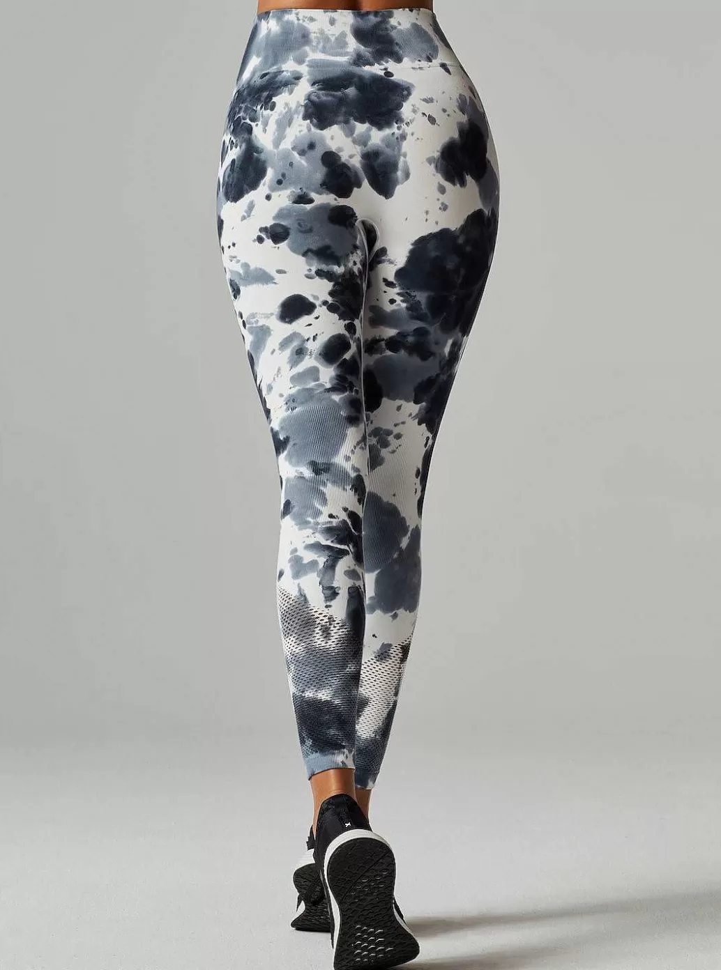 Online Blanc Noir Infinity High Rise Legging Grey Tie Dye