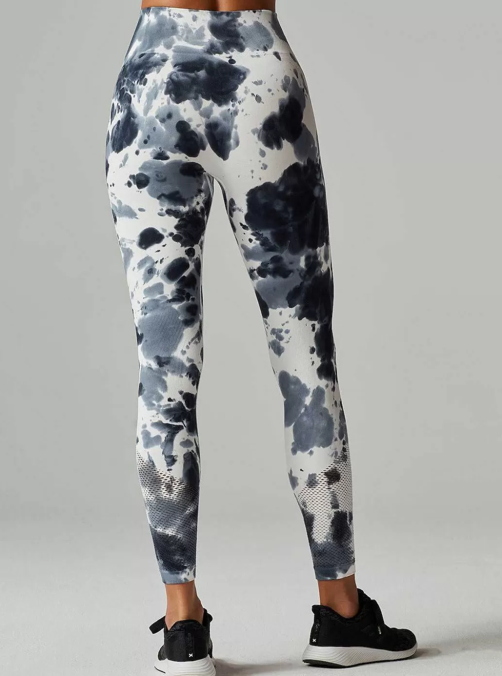 Online Blanc Noir Infinity High Rise Legging Grey Tie Dye