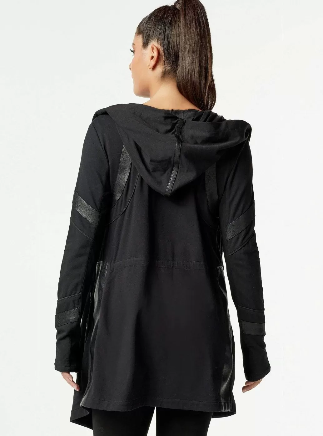 Shop Blanc Noir Katia Traveler Jacket Black/Black