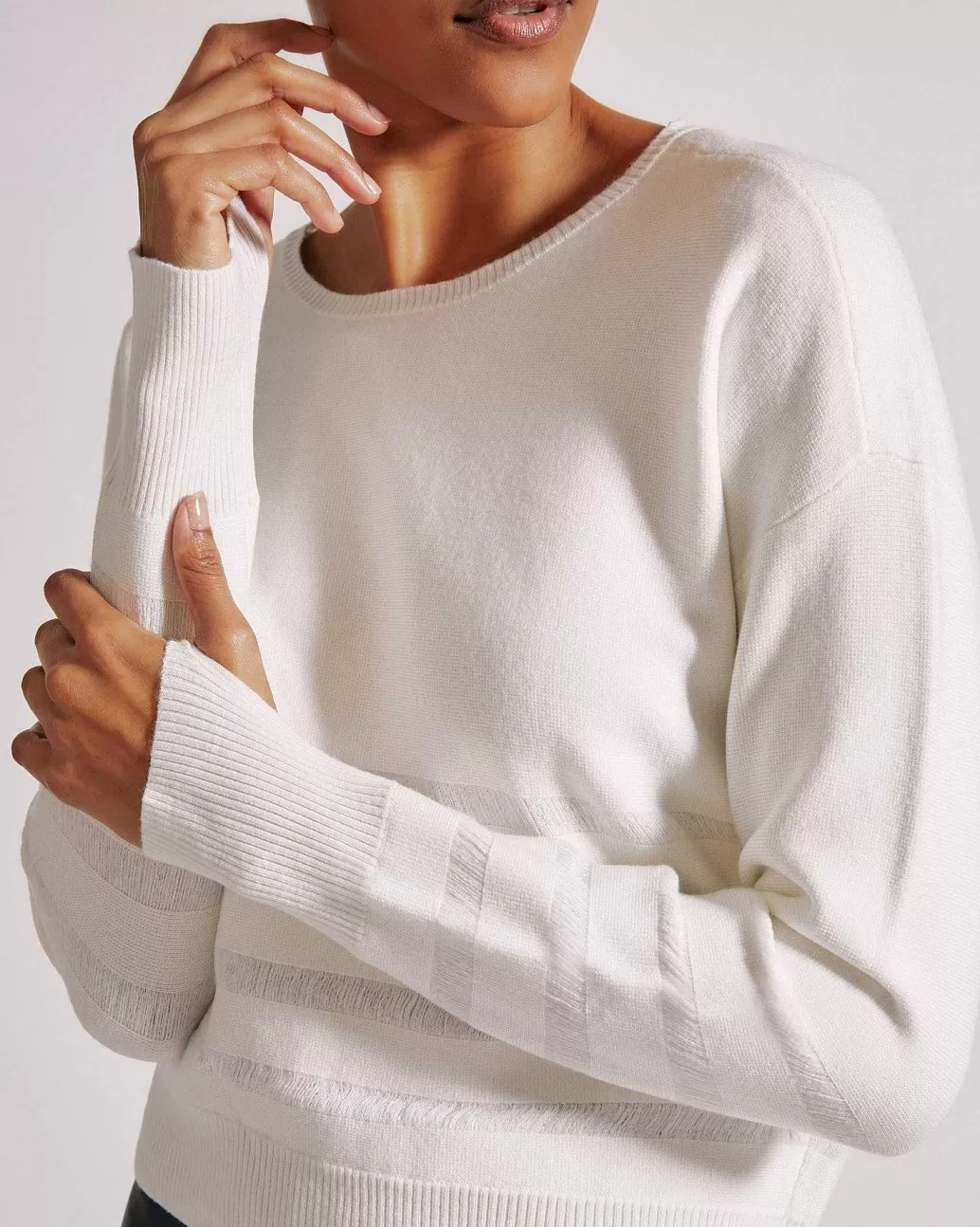 Flash Sale Blanc Noir Liminal Sweater Cloud Dancer