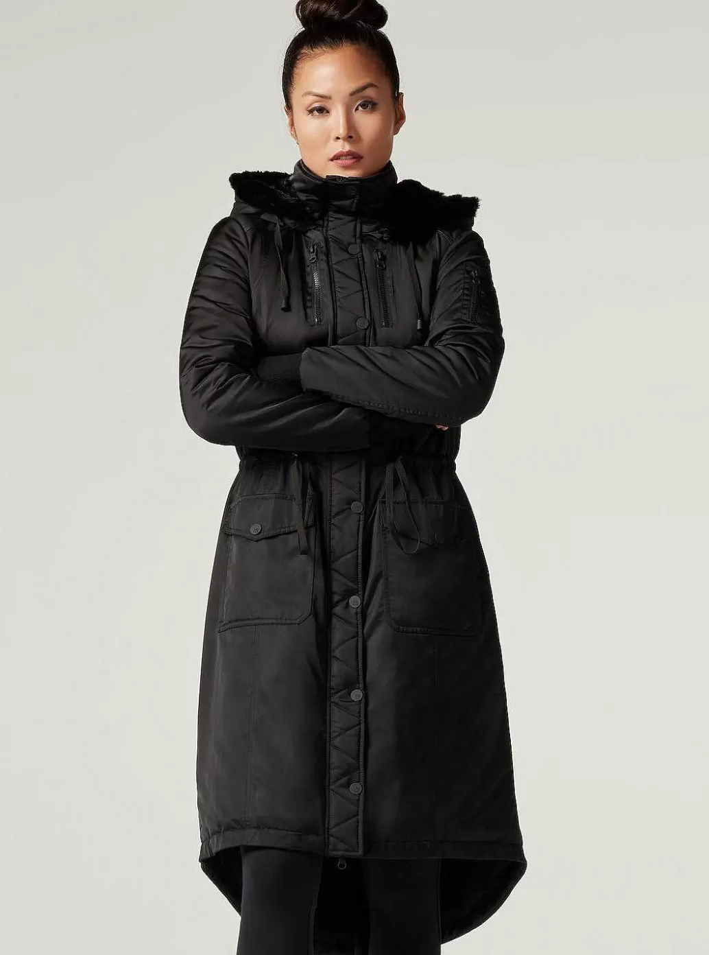 Cheap Blanc Noir Locust Coat Black