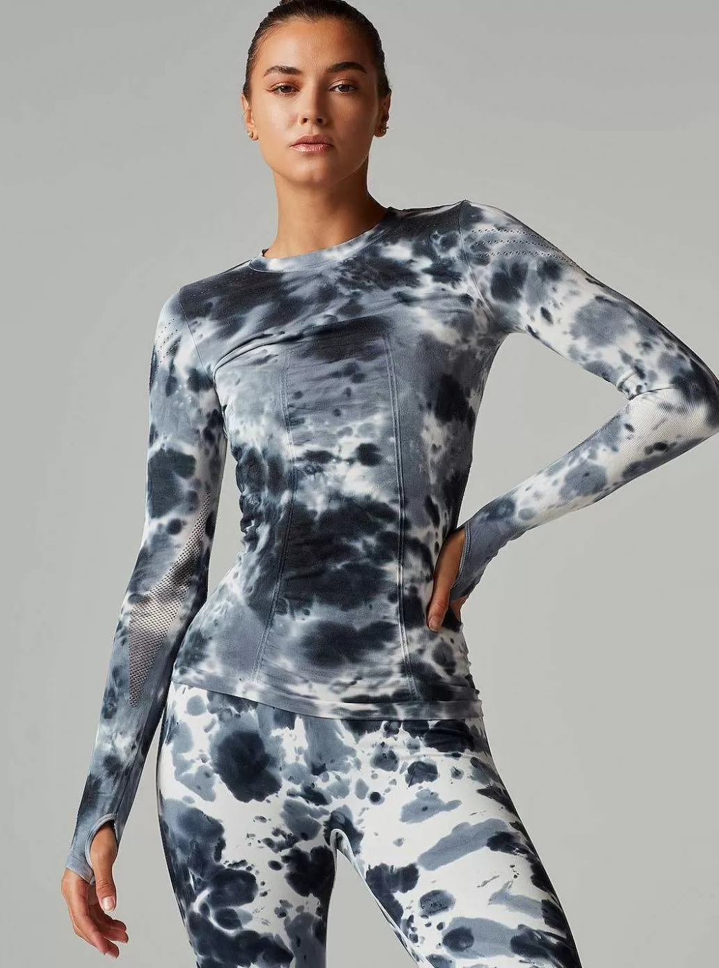 Fashion Blanc Noir Magnetic Top Grey Tie-Dye