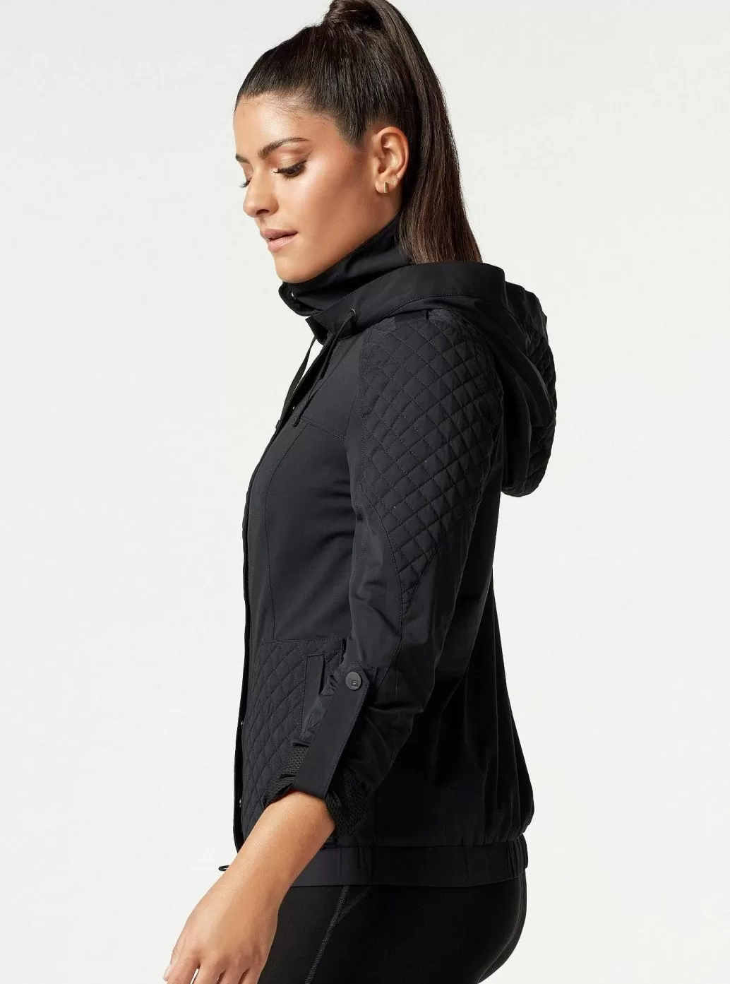 Outlet Blanc Noir Mastermind Quilted Bomber Black