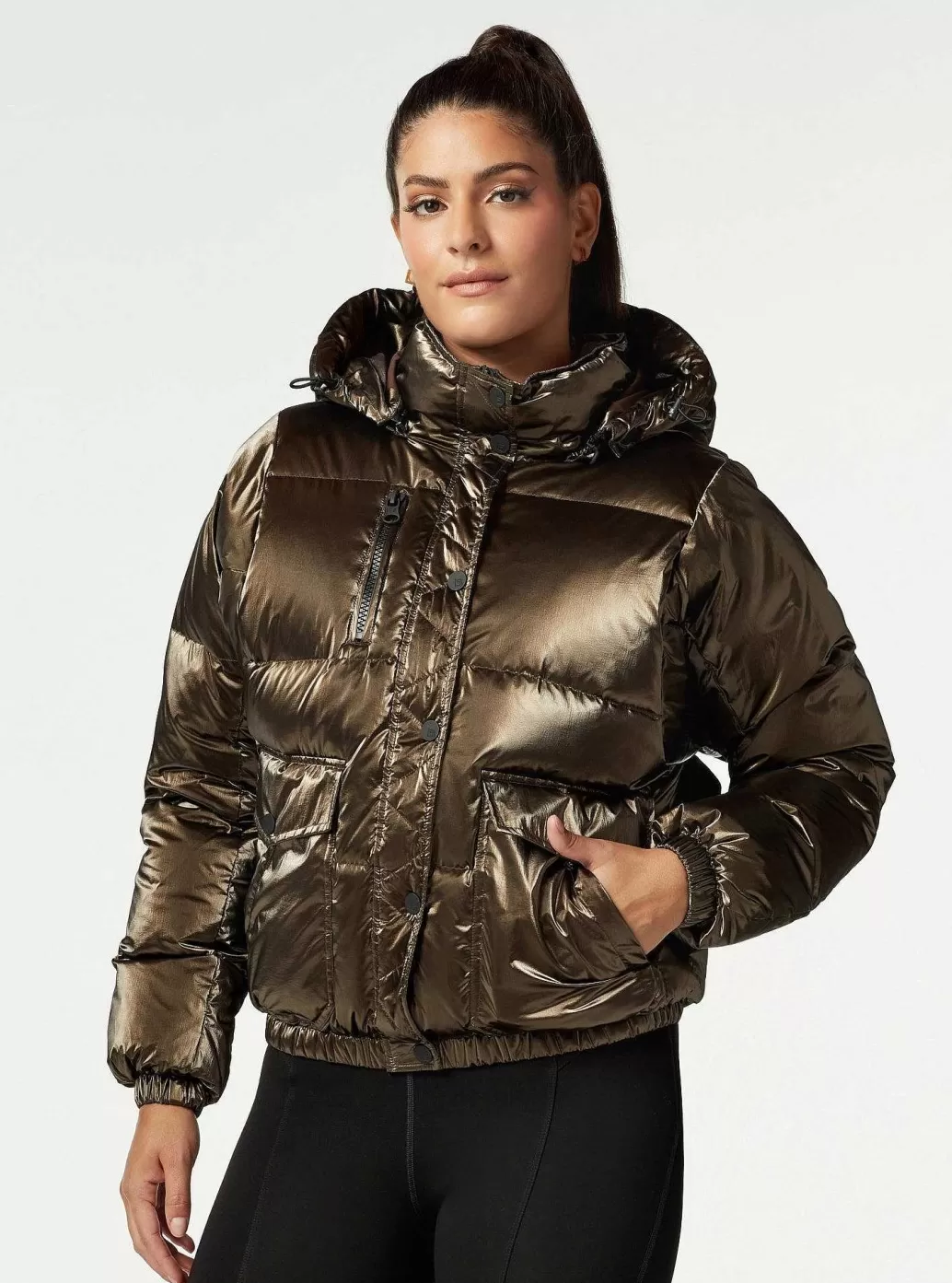 Store Blanc Noir Mont Ventoux Puffer Jacket With Down Fill Cappuccino