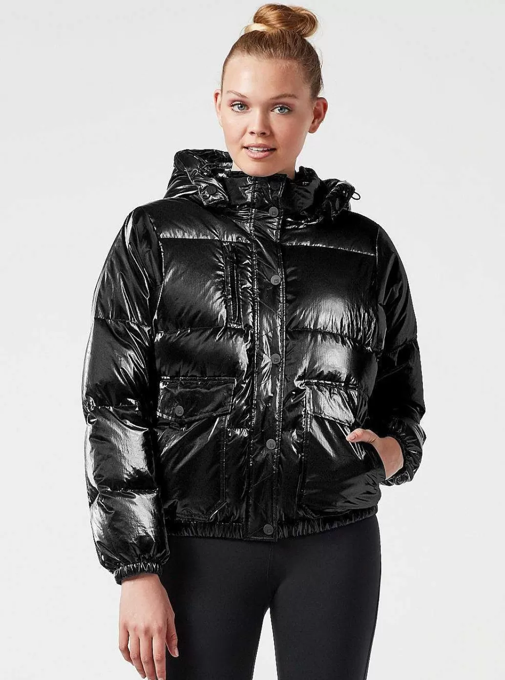 Sale Blanc Noir Mont Ventoux Puffer Jacket With Down Fill Black