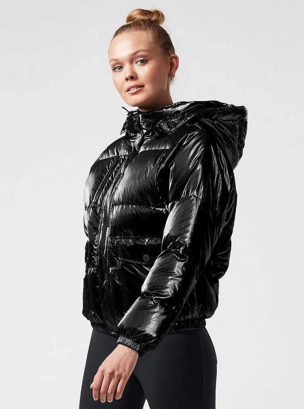 Sale Blanc Noir Mont Ventoux Puffer Jacket With Down Fill Black