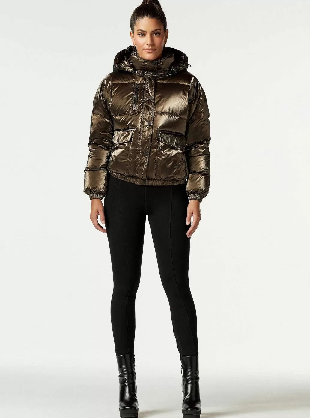 Store Blanc Noir Mont Ventoux Puffer Jacket With Down Fill Cappuccino