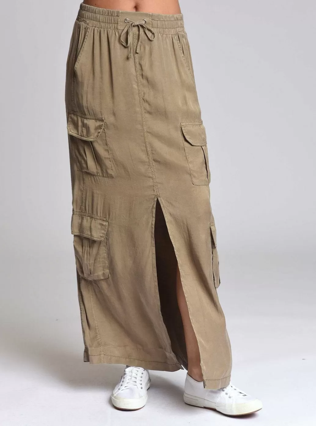 New Blanc Noir Phoenix Tencel Cargo Skirt