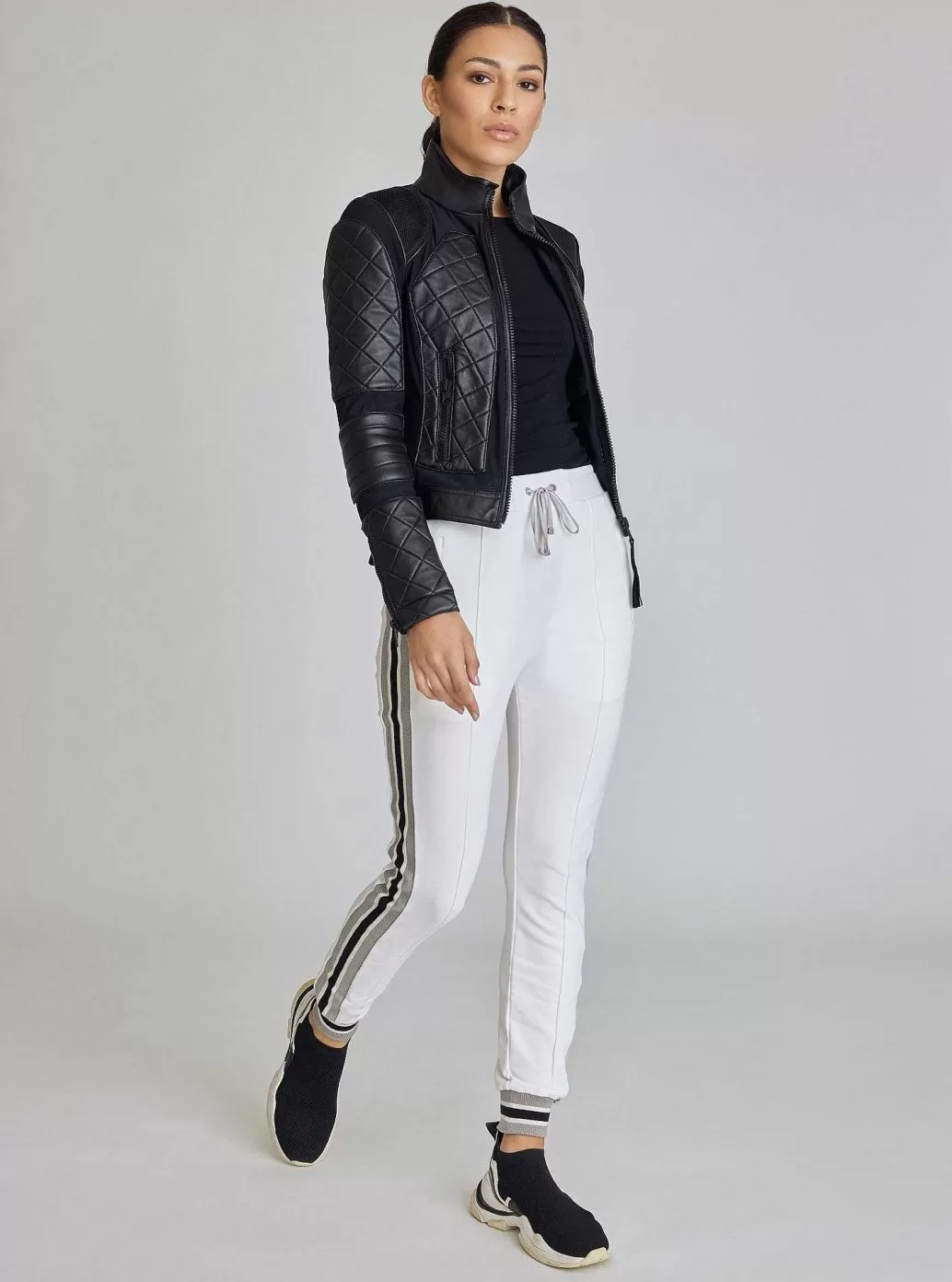 Outlet Blanc Noir Porto Sporty Pant Cloud Dancer Combo