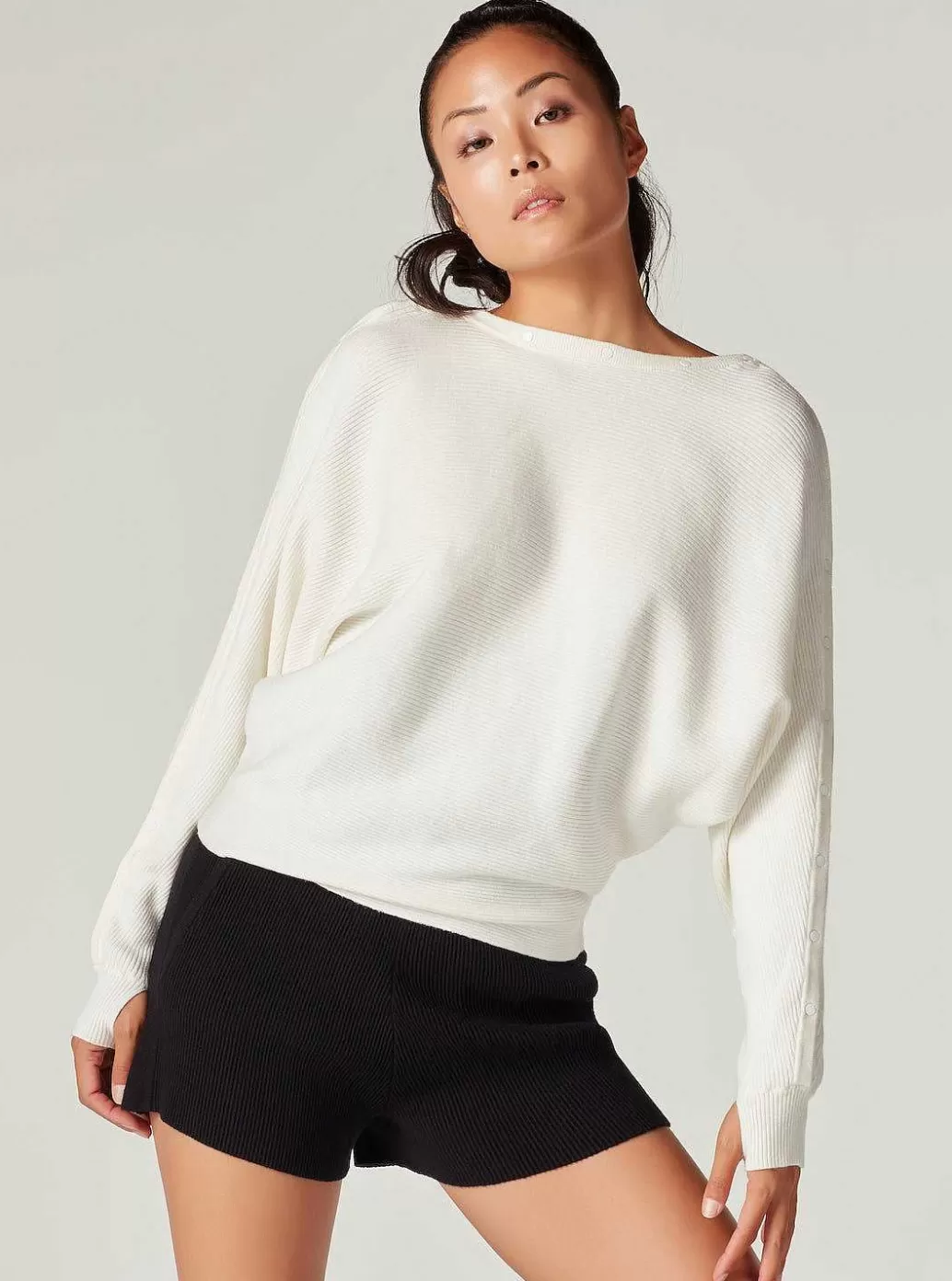 New Blanc Noir Portola Sweater White