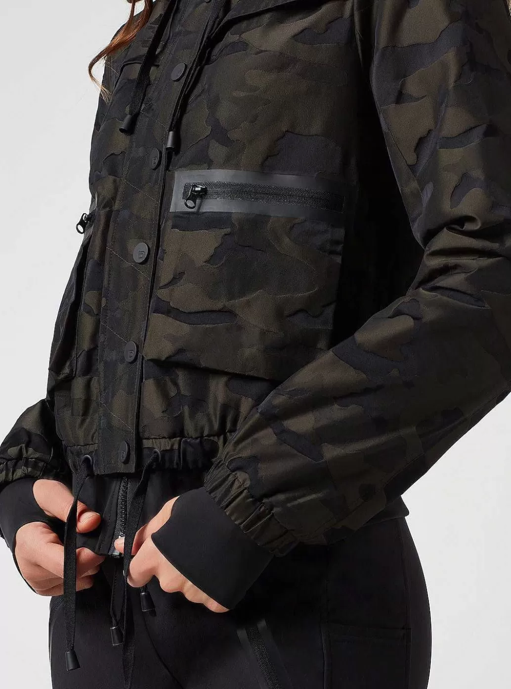 Best Blanc Noir Skyfall Aviator Jacket Olive Camo