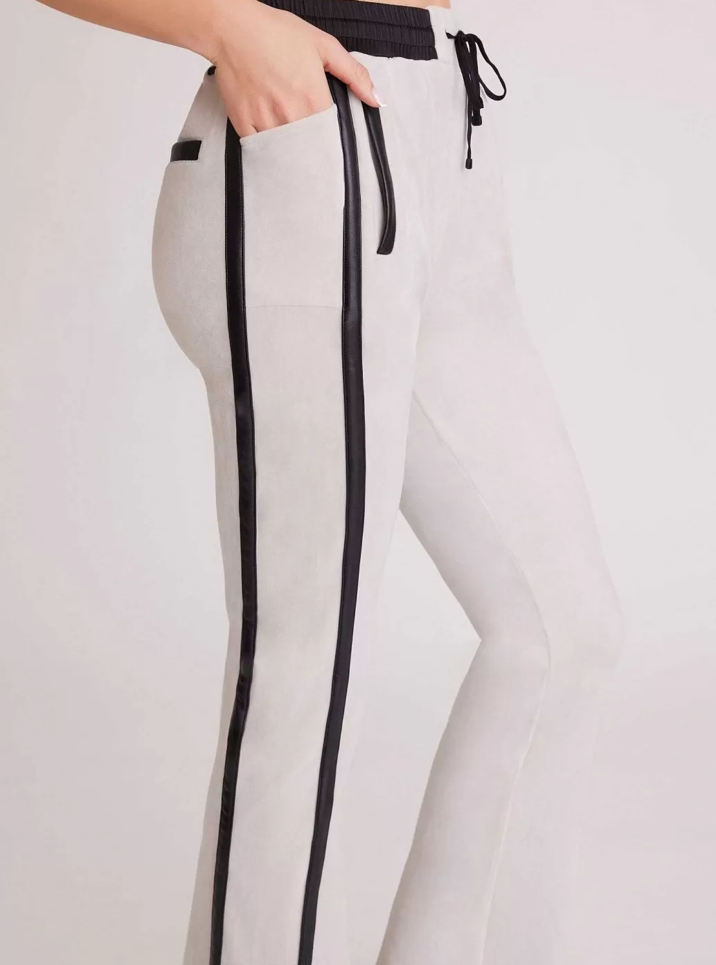 Fashion Blanc Noir Sporty Velour Pant