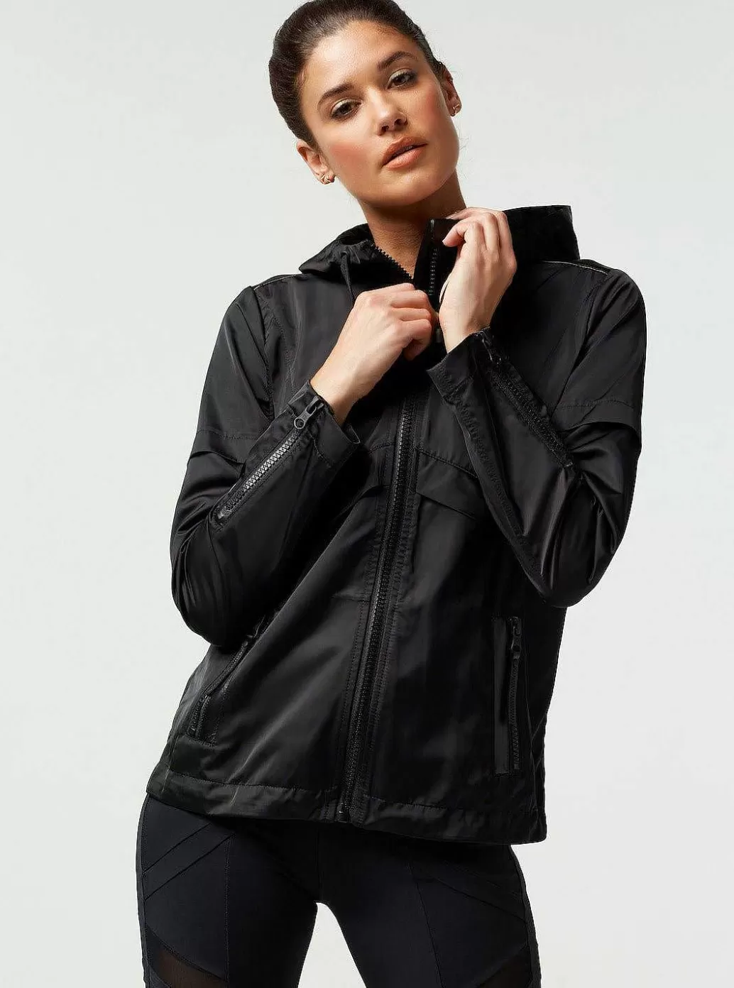 Clearance Blanc Noir Studio Anorak Black