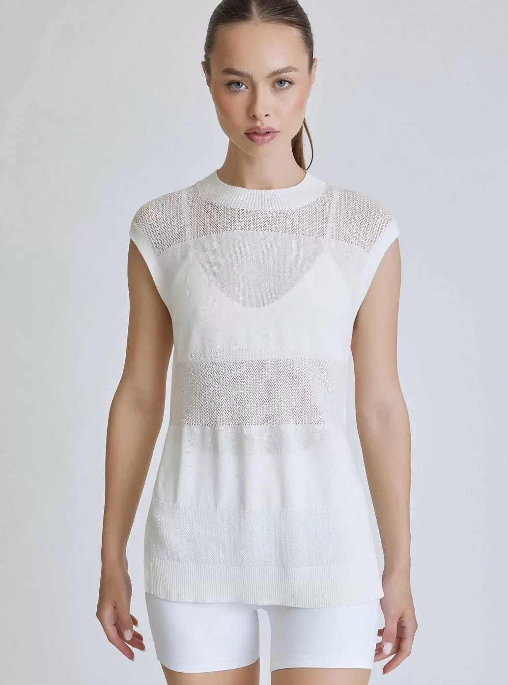 Outlet Blanc Noir Summer Tunic White