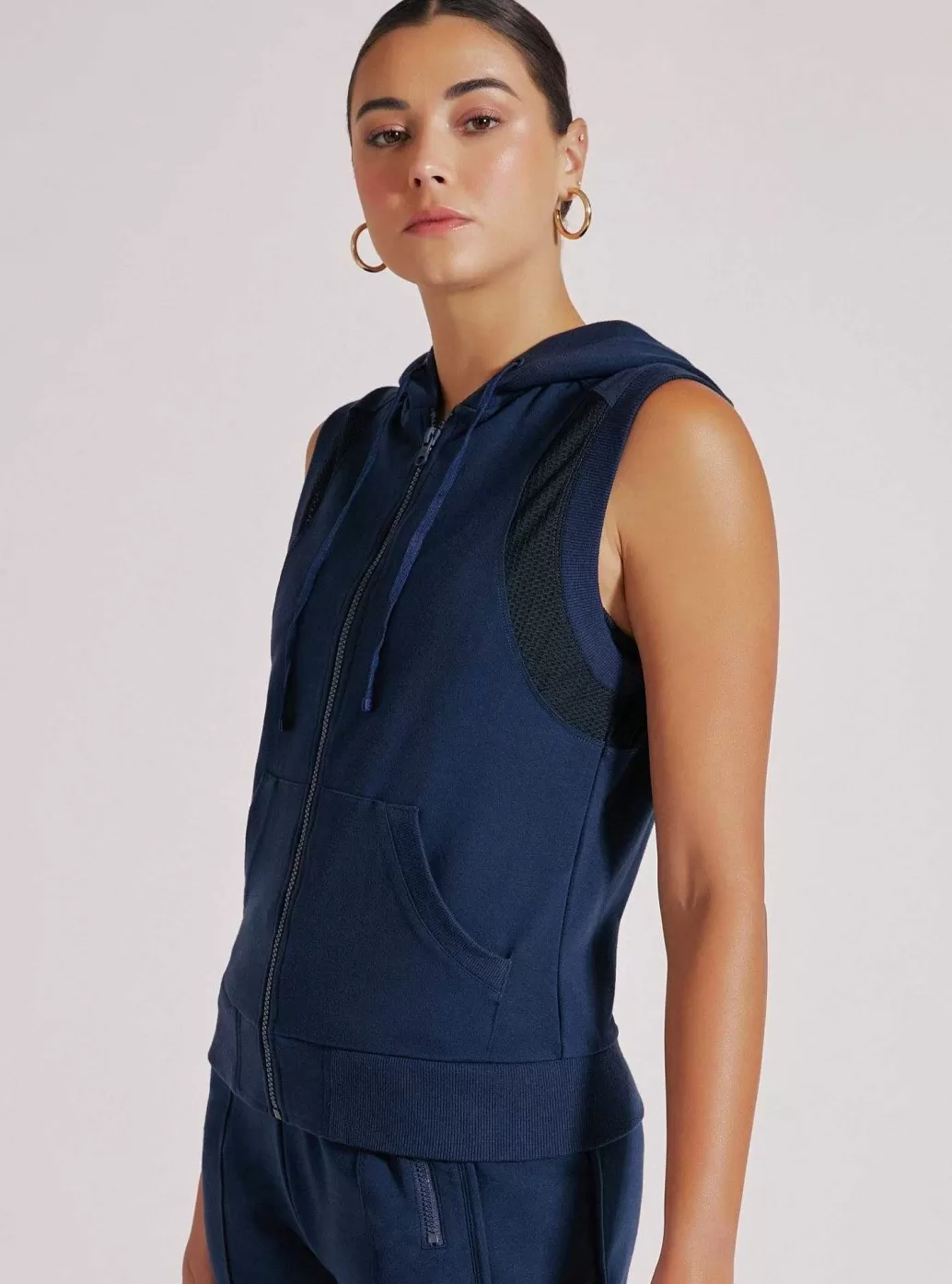 Best Blanc Noir Tempest Zip Up Vest Patriot Blue